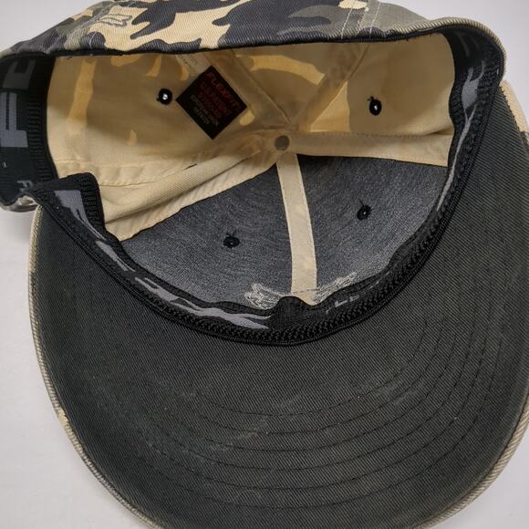 Fox Fitted Baseball Hat Multicolor Camo XL Embroidered Logo Flexfit - Picture 7 of 9